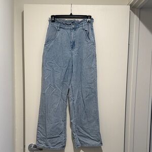 Blank NYC Light Blue Waist Wide-Leg Jeans